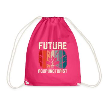Futur acupuncteur - Sac de sport léger - fuchsia - Devant