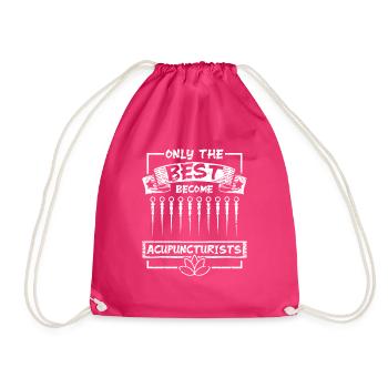 Les meilleurs deviennent acupuncteurs - Sac de sport léger - fuchsia - Devant