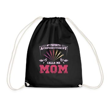 Mon acupuncteur préféré m’appelle maman - Sac de sport léger - noir - Devant