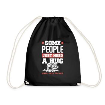 Jiu Jitsu Jiu Jitsu Jiu Jitsu - Drawstring Bag - black - Front