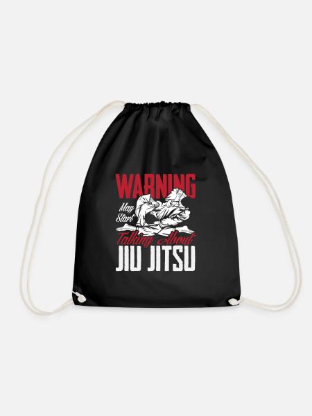 Jiu Jitsu Jiu Jitsu Jiu Jitsu - Drawstring Bag - black