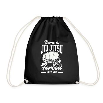 Jiu Jitsu Jiu Jitsu Jiu Jitsu - Drawstring Bag - black - Front