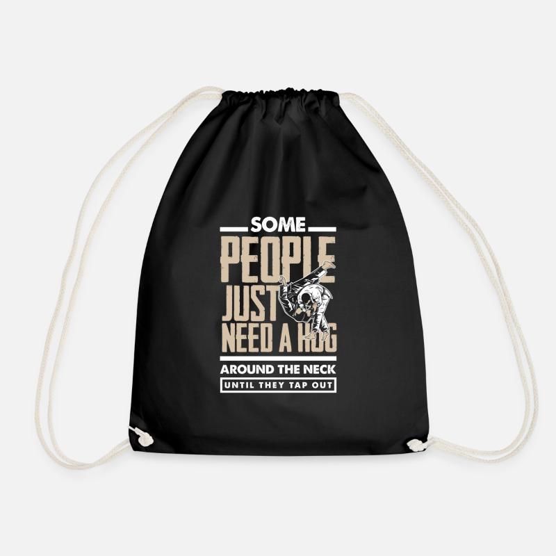 Jiu Jitsu Jiu Jitsu Jiu Jitsu - Drawstring Bag - black