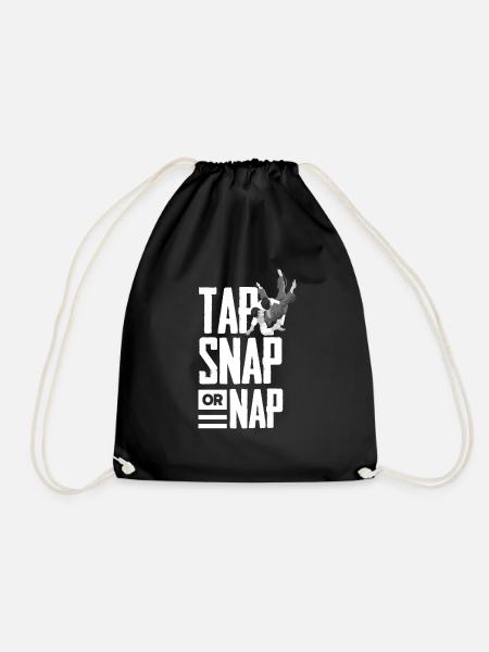 Jiu Jitsu Jiu Jitsu Jiu Jitsu - Drawstring Bag - black