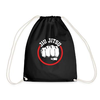 Jiu Jitsu Jiu Jitsu Jiu Jitsu - Drawstring Bag - black - Front