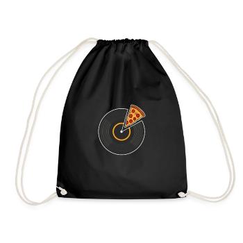 Accro au vinyle. Collectionneurs de LP et collection de disques - Sac de sport léger - noir - Devant