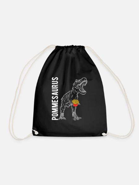 Pommes Frites Pommes Liebhaber Pommes Fritten Spru - Turnbeutel - Schwarz