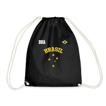 Brazil Art Brasil 2022 Retro Cruzeiro do Sul - Drawstring Bag - black - Front