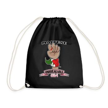Mexican Girl Unbreakable I Mexican Heritage I - Drawstring Bag - black - Front