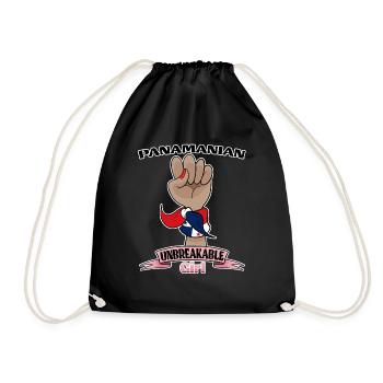 Panamanian Girl Unbreakable Panamanian Heritage - Turnbeutel - Schwarz - Vorne