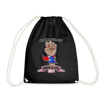 Paraguay Girl Unbreakable I Paraguay Héritage - Sac de sport léger - noir - Devant