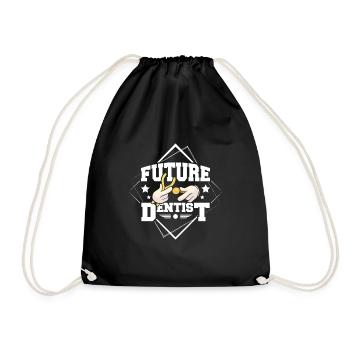 Futur dentiste - Sac de sport léger - noir - Devant