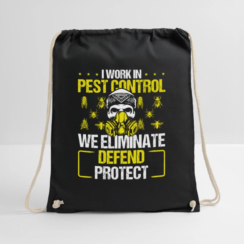 Pest Control Worker Bed Bug Killer Technician Drawstring Bag