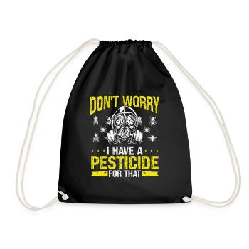 Pest Control Technician Bed Bug Killer Worker - Turnbeutel - Schwarz - Vorne