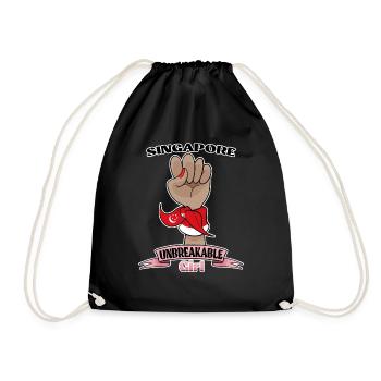 Singapore Girl Unbreakable Singapour Héritage - Sac de sport léger - noir - Devant