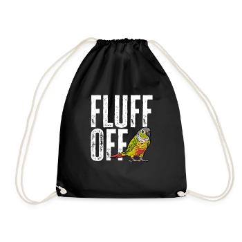 Molinasittich Parrot Bird Sun Parakeet - Drawstring Bag - black - Front