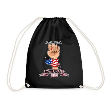 American Girl Unbreakable I American Heritage I - Turnbeutel - Schwarz - Vorne