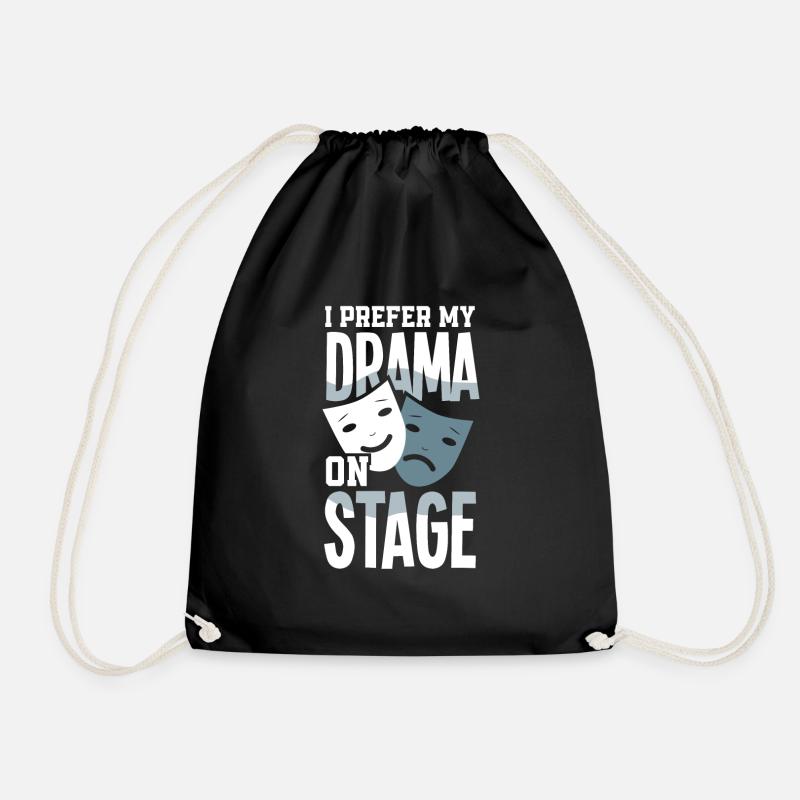 Funny Actor Actress Gift - Drawstring Bag - black