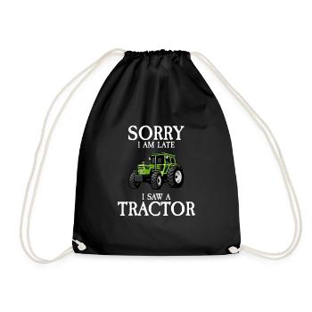 Excusez-moi, j’ai vu un tracteur agricole - Sac de sport léger - noir - Devant