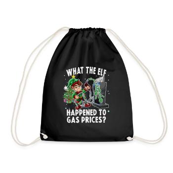 Cuet Elf Christmas What the Elf - Drawstring Bag - black - Front
