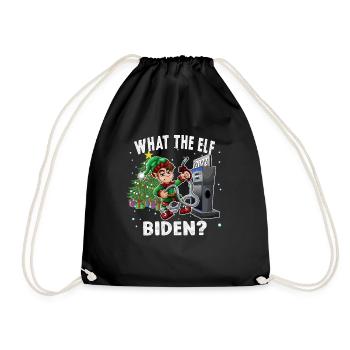 Biden Ce que l’elfe prix élevés de l’essence Noël Drôle - Sac de sport léger - noir - Devant