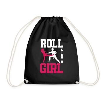 Jiu Jitsu Jiu Jitsu Jiu Jitsu - Drawstring Bag - black - Front