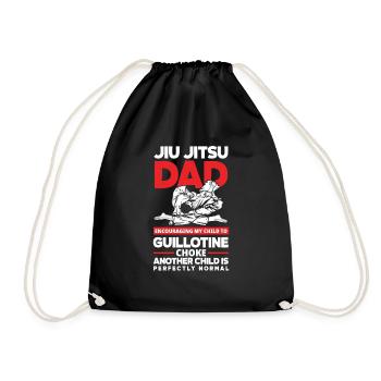 Jiu Jitsu Jiu Jitsu Jiu Jitsu - Drawstring Bag - black - Front