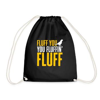 Molinasittich Parrot Bird Sun Parakeet - Drawstring Bag - black - Front