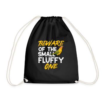 Molinasittich Perroquet Oiseau Perruche du Soleil - Sac de sport léger - noir - Devant