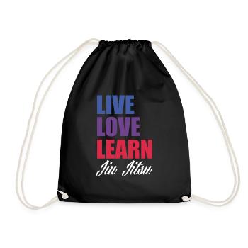 Jiu Jitsu Jiu Jitsu Jiu Jitsu - Drawstring Bag - black - Front