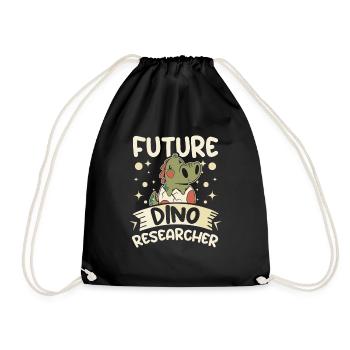 Enfants dinosaure futur dino chercheur - Sac de sport léger - noir - Devant