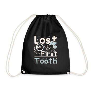Tooth fairy lost my first tooth - Turnbeutel - Schwarz - Vorne