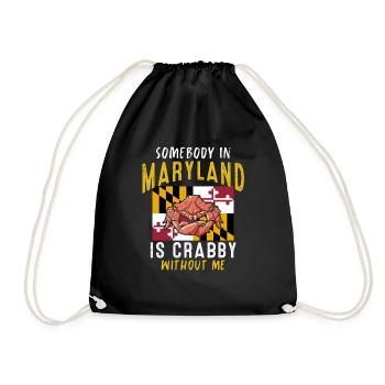 Crabe Tshirt Crabe Crevettes Scorpion Homard - Sac de sport léger - noir - Devant