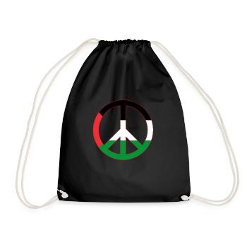 Palestine - Drawstring Bag - black - Front