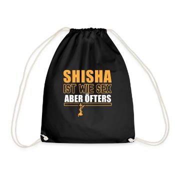 Shisha Gift for Hookah Hookah Hookah Bar Pipe - Drawstring Bag - black - Front
