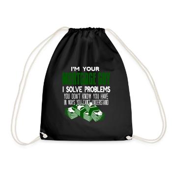 Je suis votre gars hypothécaire Je résous les problèmes drôles - Sac de sport léger - noir - Devant