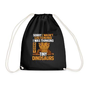 Crowned Gecko Lizard Reptile Herpetologist - Drawstring Bag - black - Front