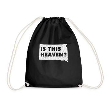 Land Map America State Home Heaven South Dakota - Drawstring Bag - black - Front