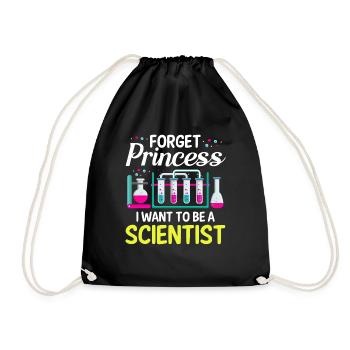 Oubliez princesse je veux un - Sac de sport léger - noir - Devant