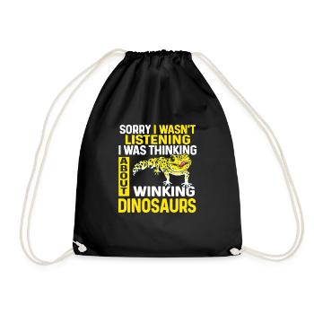 Leopard Gecko Lizard Reptiles Herpetologist - Drawstring Bag - black - Front
