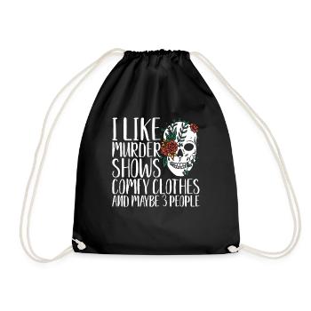 Punk Spooky Hippie Lifestyle Celebrate Halloween - Drawstring Bag - black - Front