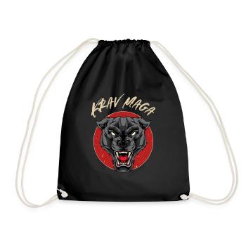 Krav Maga Panther - Israelische - Turnbeutel - Schwarz - Vorne