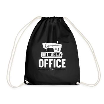 Sew I'll Be In My Office Tailors Sewers Sewing - Drawstring Bag - black - Front