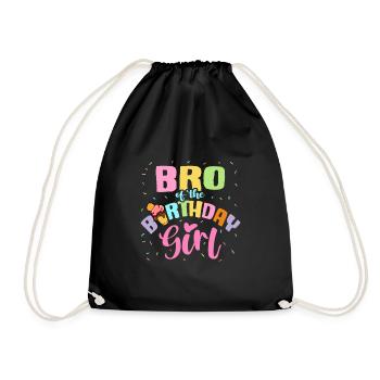 Crème glacée Frère Fête d’anniversaire Gaufrier - Sac de sport léger - noir - Devant