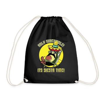 Holy Guacamole! It's Siesta Time! - Drawstring Bag - black - Front