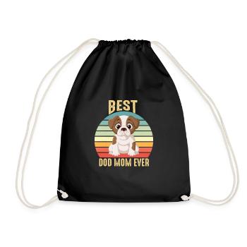Meilleure maman en fourrure de tous les temps pour les femmes Chat Maman ou Chien Mère - Sac de sport léger - noir - Devant