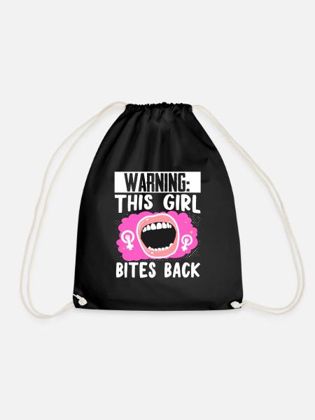 Feminist Women's Rights Female - Turnbeutel - Schwarz