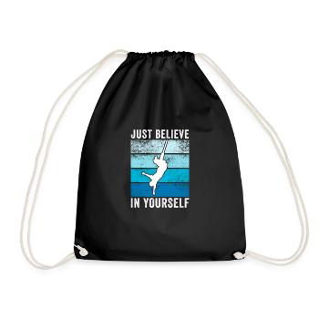 Bungee Jumping - Drawstring Bag - black - Front