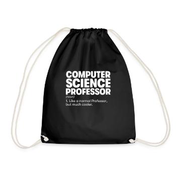 Professeur d’informatique - Sac de sport léger - noir - Devant