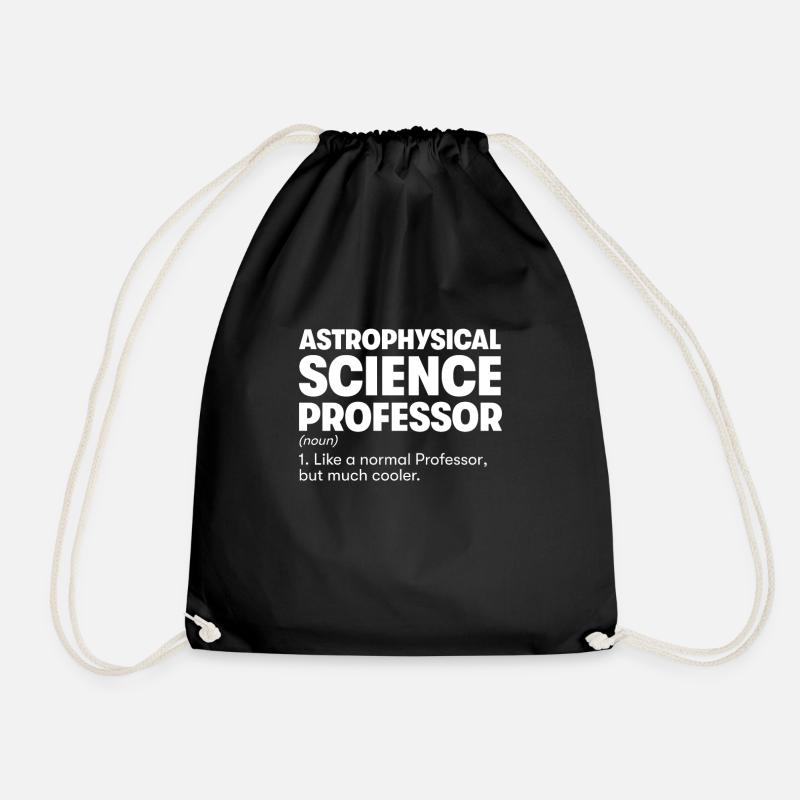 Astrophysical Science Professor - Drawstring Bag - black
